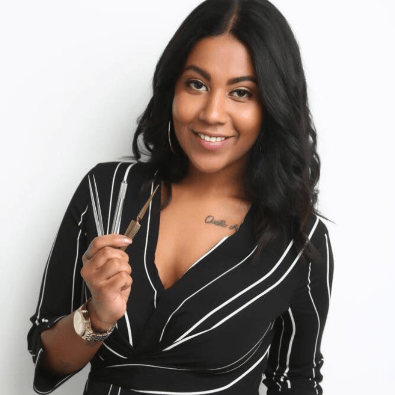 Portrait of Aisha Patel, Lash & Brow Artist